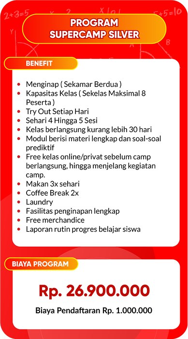 Program Supercamp Silver